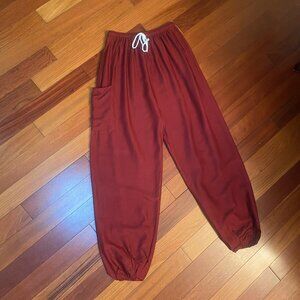 Maroon Harem Pants Size medium